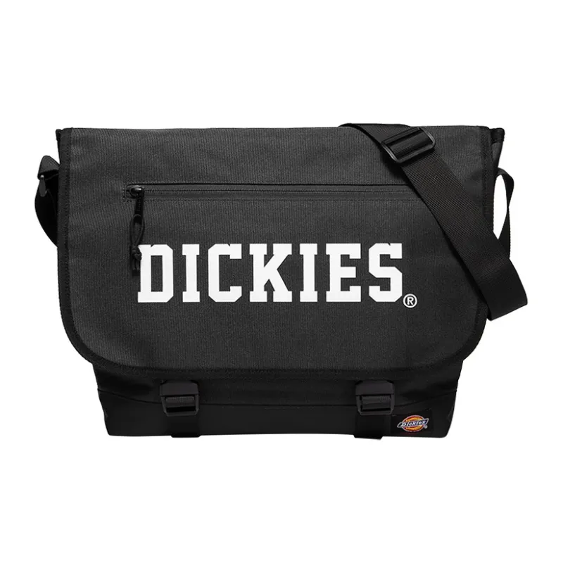 Dickies Polyester Messenger Bag Crossbody Bags Unisex Black/White-0