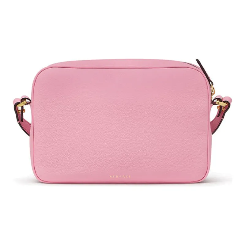 VERSACE La Medusa Leather Camera Bag Shoulder Bag Crossbody Bag Women's Pink-2