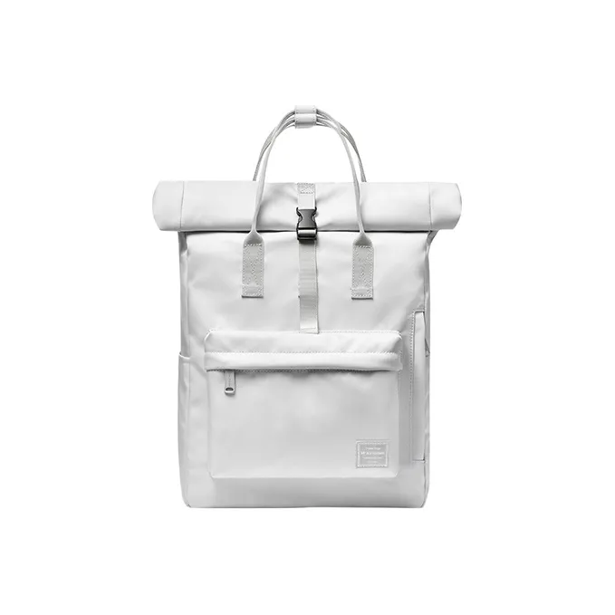 MR.ACE HOMME Polyester Backpack Unisex White-5
