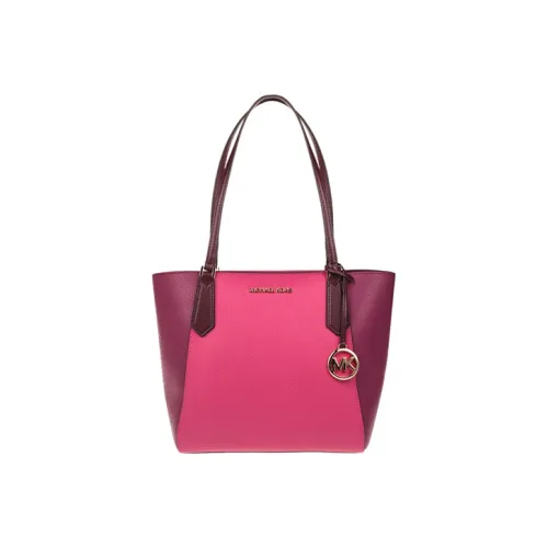 MICHAEL KORS Kimberly Leather stayhomewithbags One Shoulder Handbag Women's Rose Red Multicolor