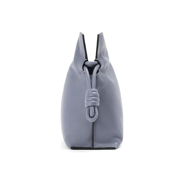 LOEWE Flamenco Napa Calf Leather Clutches Shoulder Bag Crossbody Bag Mini Women's Atlantic Blue-2