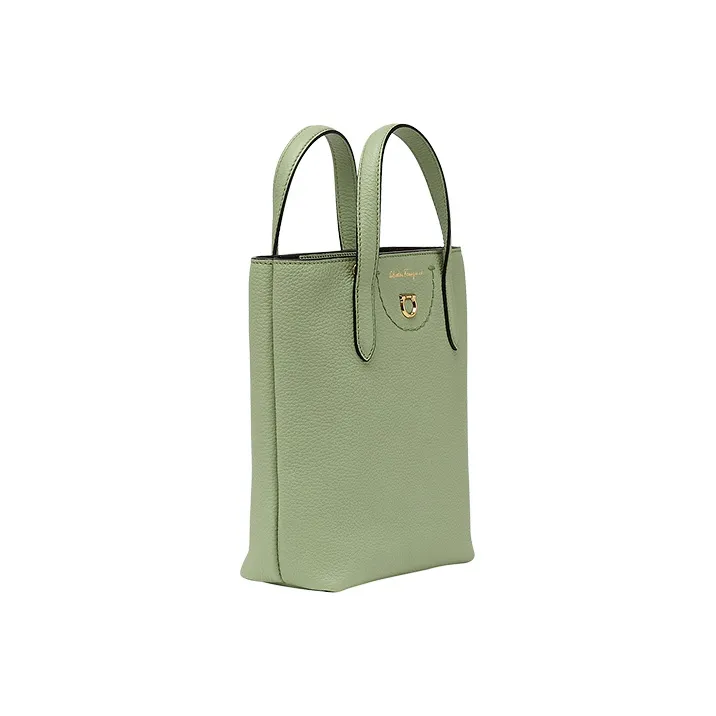 FERRAGAMO Cow Leather Handbag Mini Women's Light Bright Green-1