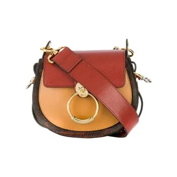 Chloe Tess Leather Portable Crossbody Bag Shoulder Bag Women's Multicolor