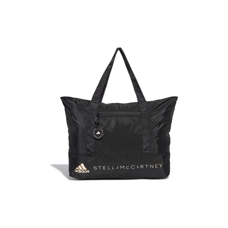 Adidas Polyester Tote Bag Shopping Bag Shoulder Bag Handbag Regular Women's Black-0