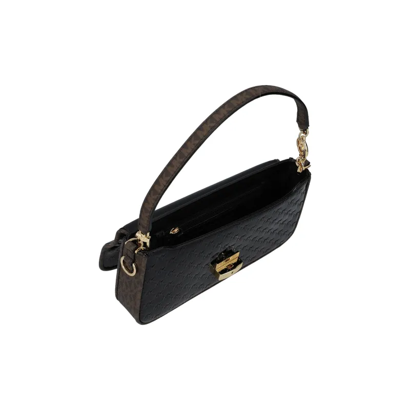 MICHAEL KORS Leather One Shoulder Handbag Women's Black-3