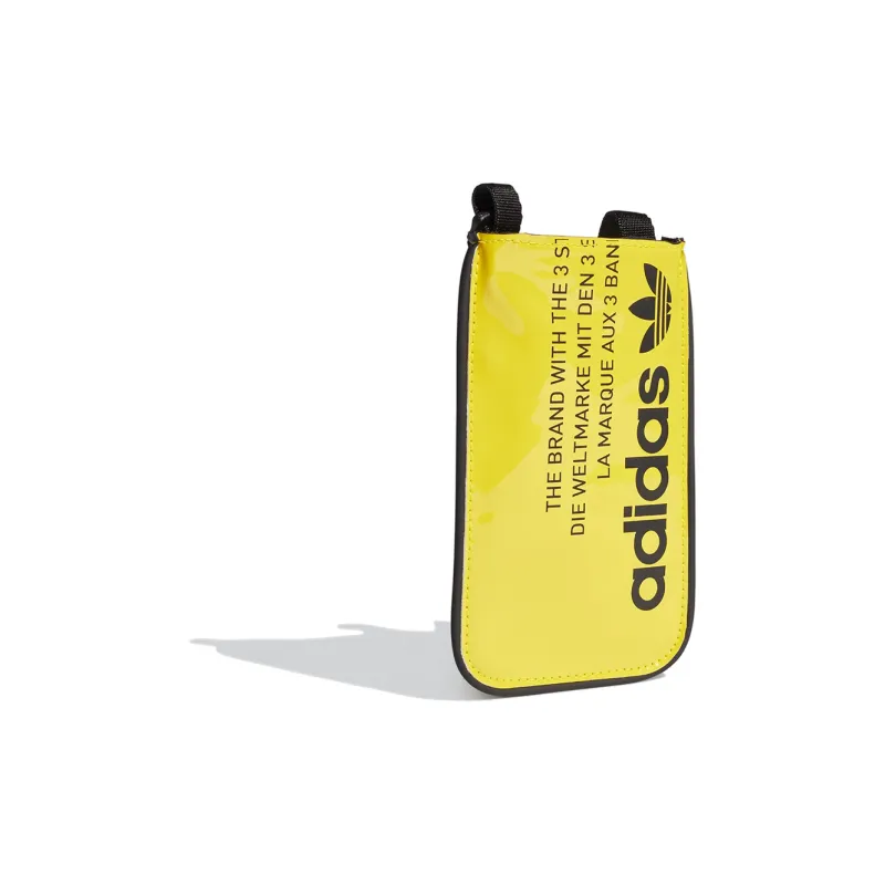 Adidas Originals Artificial Leather Shoulder Bag Regular Unisex Yellow-2