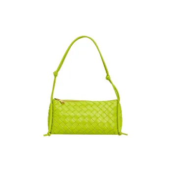 Bottega Veneta LOOP Leather Pen Holder Bag, Shoulder Bag Handbag, Shoulder Bag Women's Yellow Green