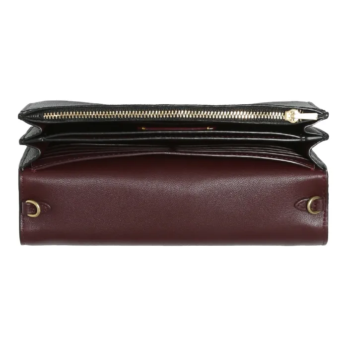 COACH Callie Leather Shoulder Bag, Crossbody Bag Trumpets Women's Black-2