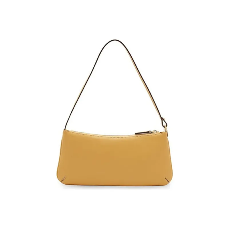 Manu Atelier PITA Series Cow Leather Arrow Bag Shoulder Bag Handbag Shoulder Bag Women's Lemon Yellow-2