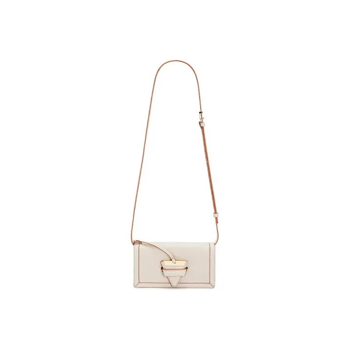 LOEWE Barcelona Cow Leather Crossbody Bag, Shoulder Bag Mini Women's Ecru-3
