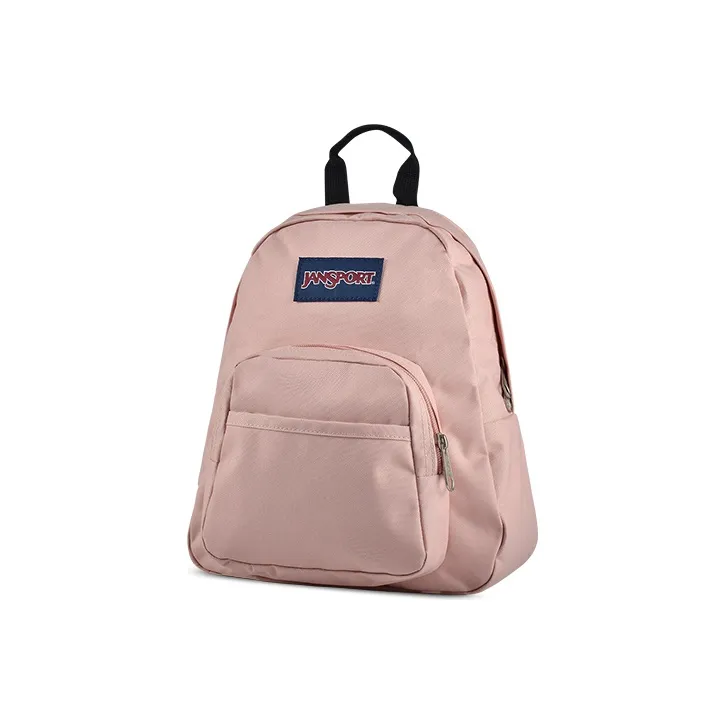 JanSport Leather Backpack Mini Unisex Beeswax Powder-1