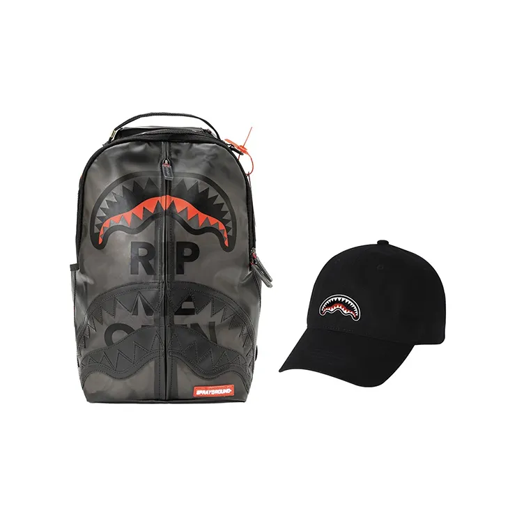 SPRAYGROUND PVC Laptop Backpack Large Size Men's Black-7