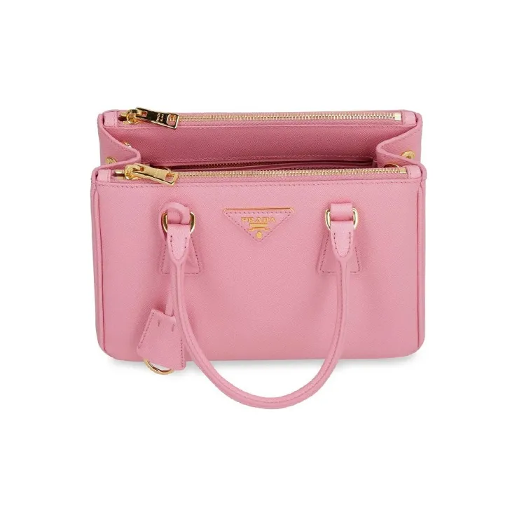 PRADA Galleria Killer Bag Leather Tote Bag Shopping Bag Regular Women's Pink-2