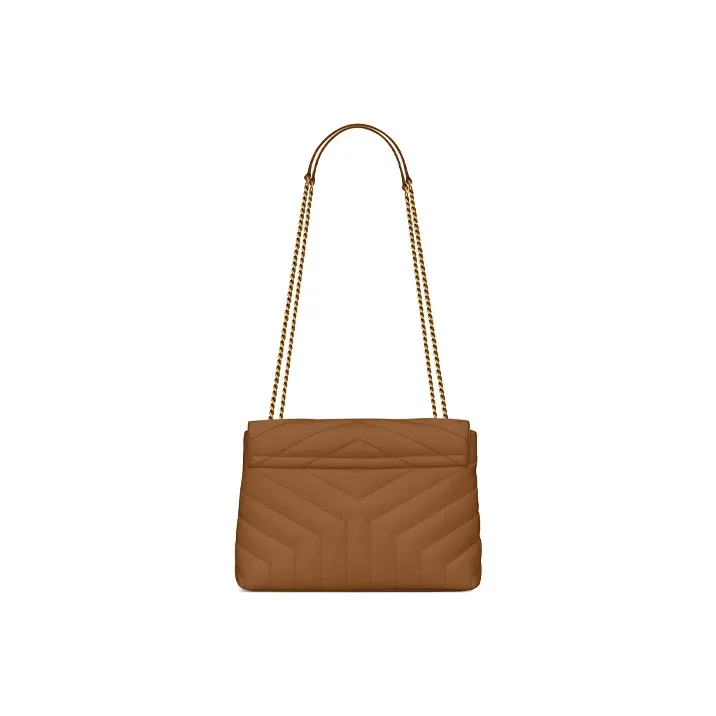 SAINT LAURENT LOULOU Quilted Leather Crossbody Bag, Shoulder Bag Women's-4