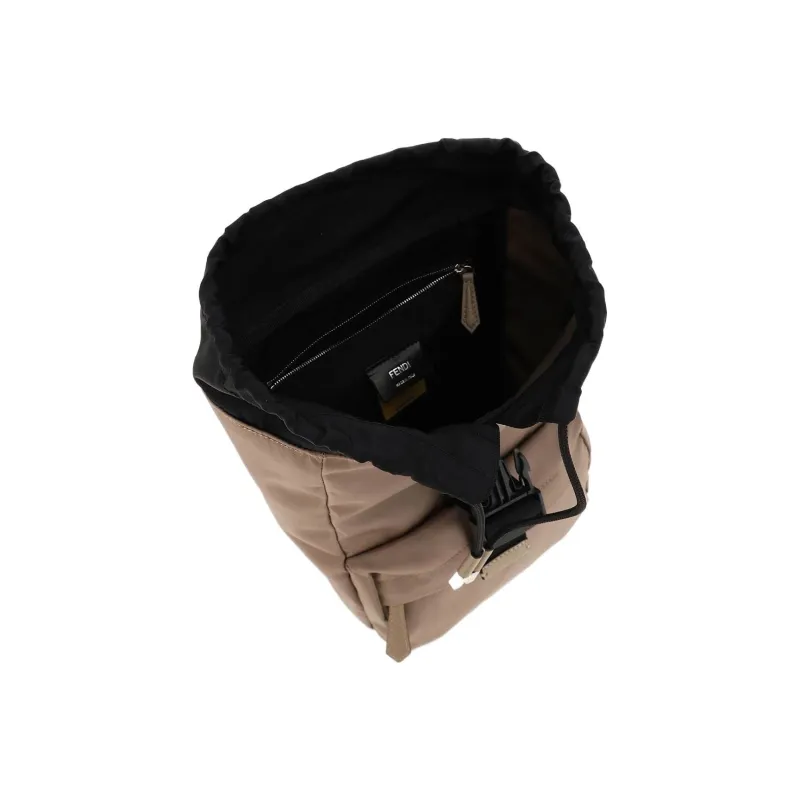 FENDI Nylon Handbag Men's Brown-1