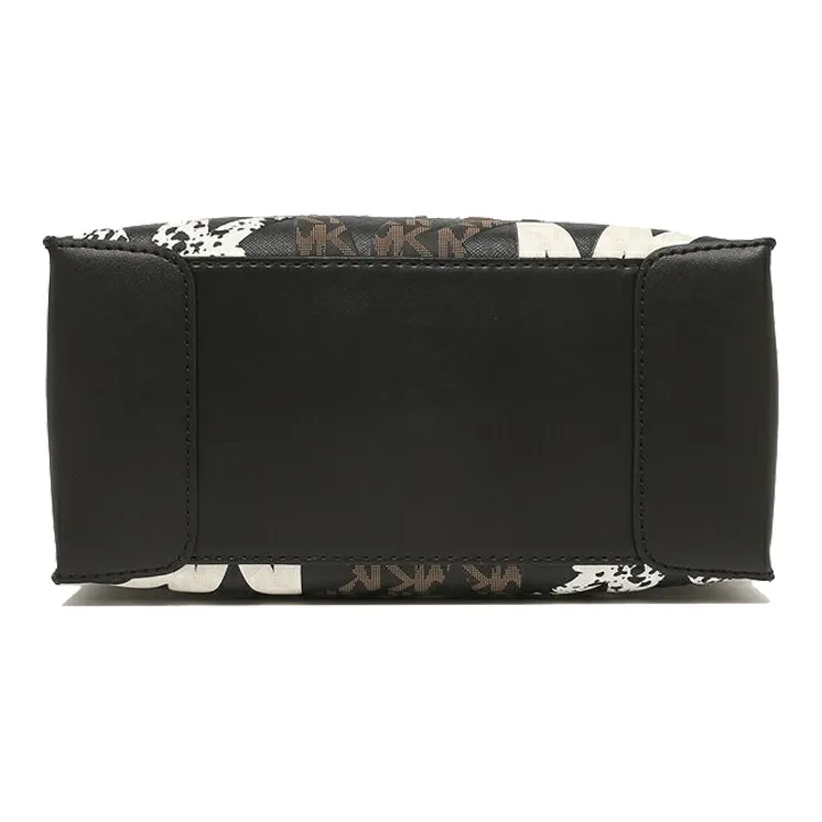 MICHAEL KORS Mercer PVC Trunk Bag Shoulder Bag Handbag Medium Size Women's Black-4