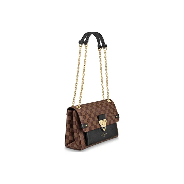 LOUIS VUITTON Vavin Canvas With Leather Weiwei An Handbag, Shoulder Bag, Crossbody Bag Trumpets Women's Black-1