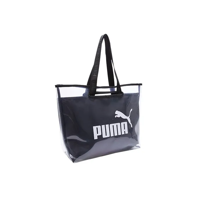 PUMA Fabric Combo Bag Tote Bag Shopping Bag Shoulder Bag Handbag Regular Unisex Pure Black-1