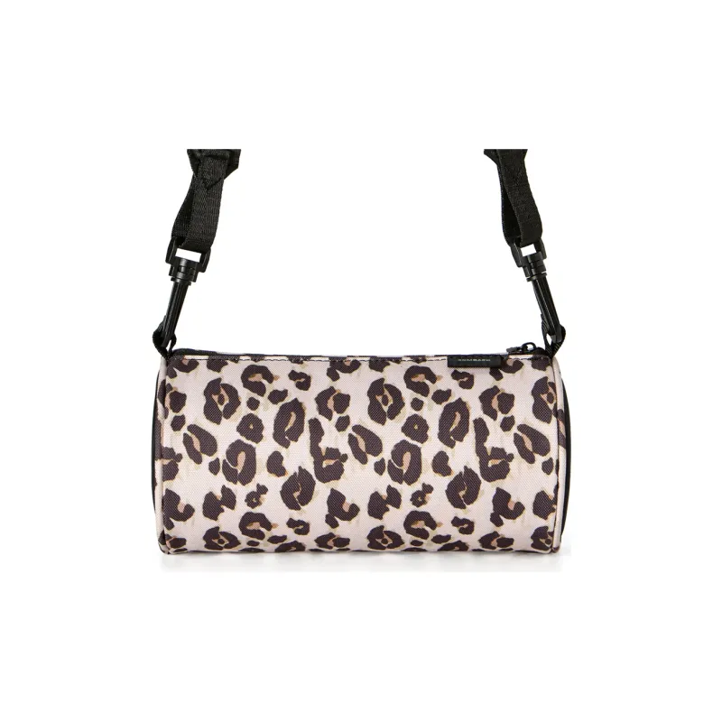 COMBACK Leather Cylinder Bag, Shoulder Bag Mini Unisex Camouflage/Black/Yellow NS-3