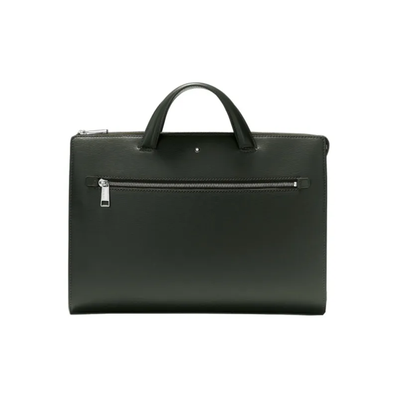 MONTBLANC Meisterstuck Leather Handbags Briefcases Men's Forest Green-0