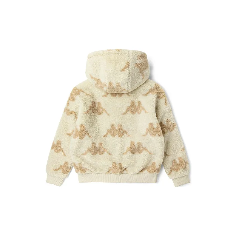 Kappa Puffer Jacket Unisex Polar White-1