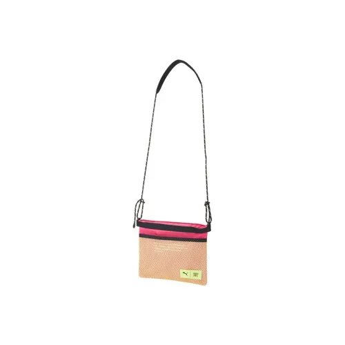 PUMA First Mile Is A Recyclable And Eco-friendly Series Shoulder Bags Bright Pink/Bright Yellow