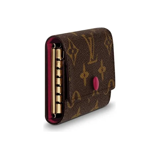 LOUIS VUITTON Canvas Key Pouch Men's Brown-2