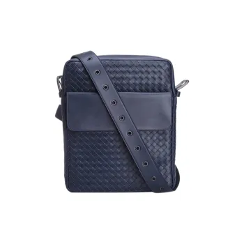 Bottega Veneta Cow Leather Crossbody Bag Regular Men's Blue