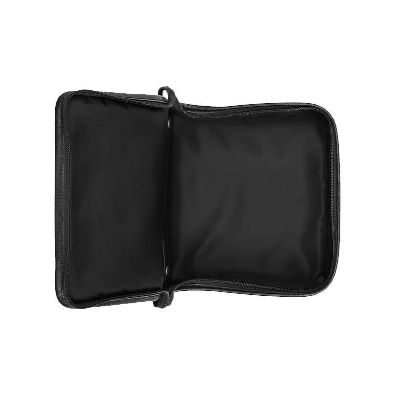 GUCCI Nylon Square Bag Storage Bag Clutch Toiletry Bag Small Size Men's Black-5