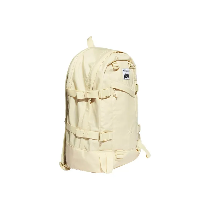 Adidas Originals Polyester Backpack Unisex Beige Yellow-1