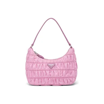 PRADA Nylon Fabric Handbag Mini Women's Cherry Blossom Pink