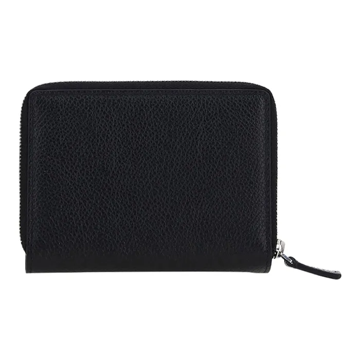 Balenciaga Calfskin Wallet Men's Black-2