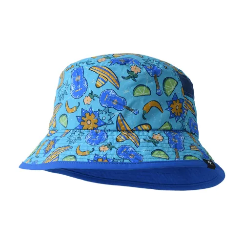 KENMONT Sun Protection Hats Kids Water Wave Blue