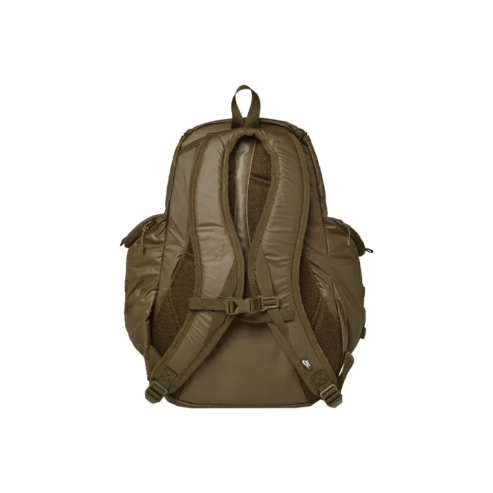 Nike Nylon Fabric Backpack Regular Unisex Olive Green-5