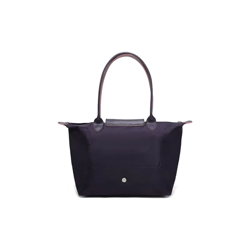 LONGCHAMP Le Pliage Nylon Fabric Shoulder Bag, Shopping Bag, Dumpling Bag, Handbag Tubas Women's Berry Purple-2