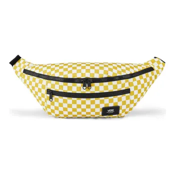 Vans Polyester Sling Bags One Shoulder Crossbody Fanny Pack Regular Unisex Yellow White Multicolor
