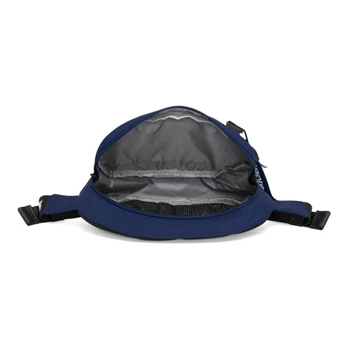 Skechers Fabric Fanny Pack Sling Bags Regular Unisex Navy Blue-3