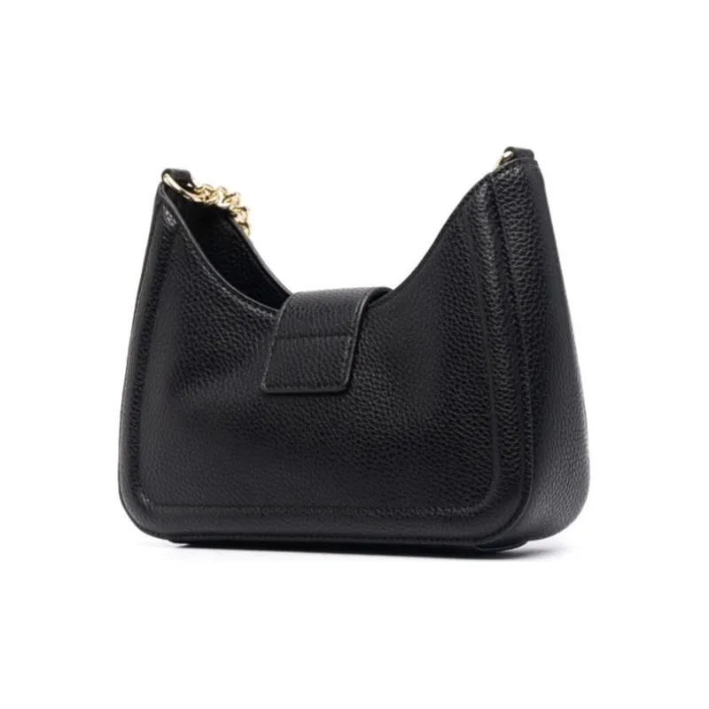 VERSACE JEANS COUTURE Leather Shoulder Bag, Crossbody Bag Women's Black-2