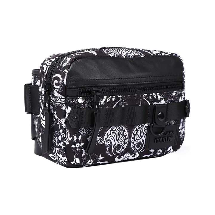 FANSIZHE Jeans Couture Polyester Fanny Pack Men's Dark Blue-1