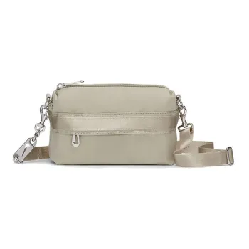 Nike Polyester Camera Bag Shoulder Bag Crossbody Bag Regular Unisex Light Bone