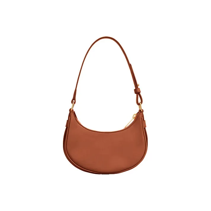 CELINE Smooth Cow Leather Handbag Shoulder Bag Handbag Mini Women's Tawny-1