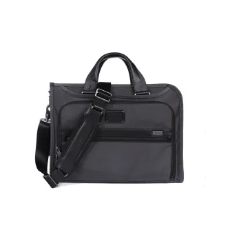 TUMI Nylon Portable Briefcase Laptop Bag Men's Gray