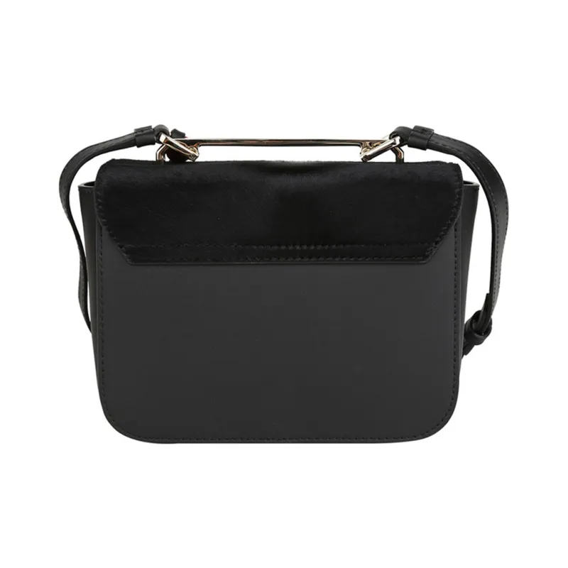 Furla Elisir Leather Shoulder Bag Crossbody Bag Mini Women's Black-1
