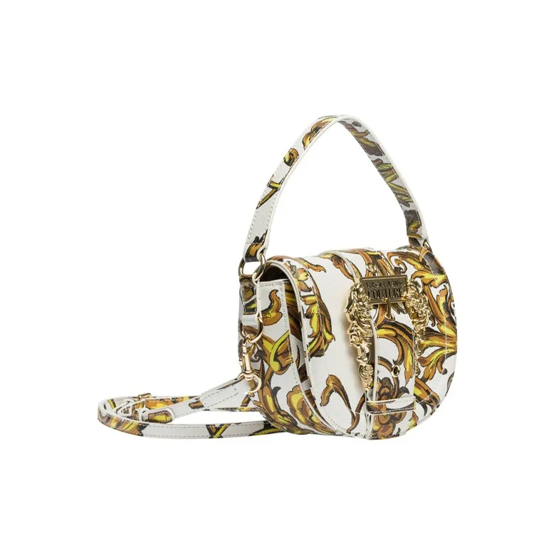 VERSACE JEANS COUTURE Synthetic Leather Shoulder Bag Regular Women's White-2