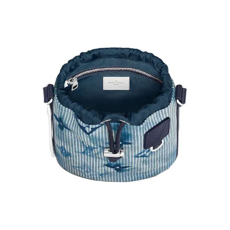 LOUIS VUITTON Sac Marin Mini Hickory Stripes Denim-3