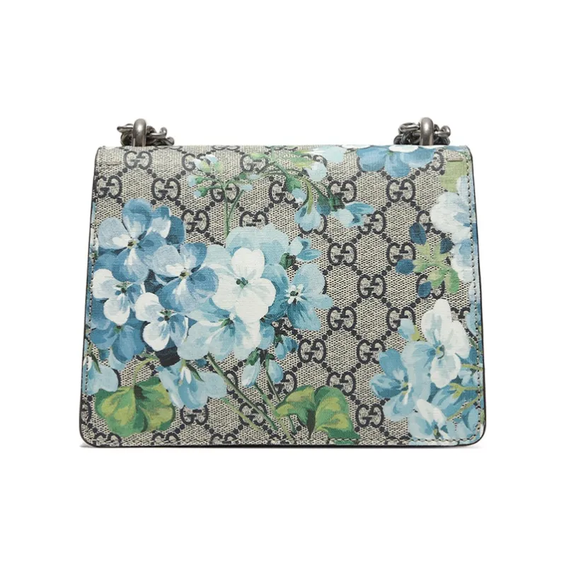 GUCCI Dionysus Canvas With Leather Shoulder Bag Crossbody Bag Mini Women's Beige/Blue-2