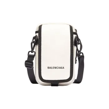 Balenciaga Sheepskin Crossbody Bag Men's White