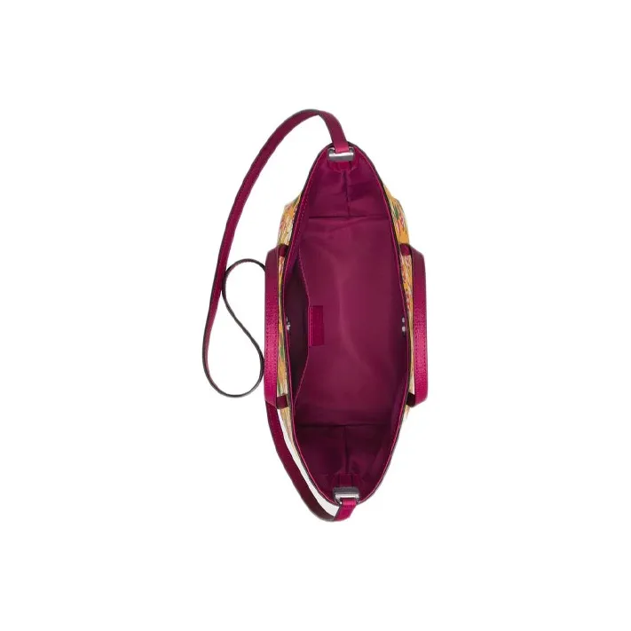 GUCCI Canvas With Leather Tote Bag Shopping Bag Shoulder Bag Crossbody Bag Handbag Kids' Yellow/Multicolor-5