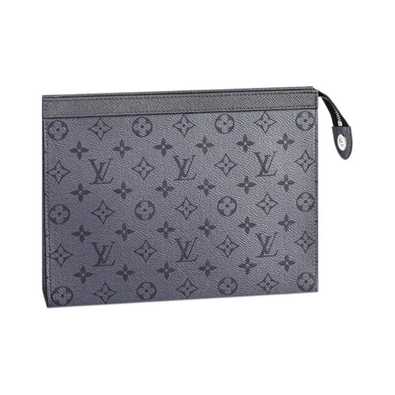 LOUIS VUITTON Pochette Voyage Mm Monogram Gunmetal Gray-0