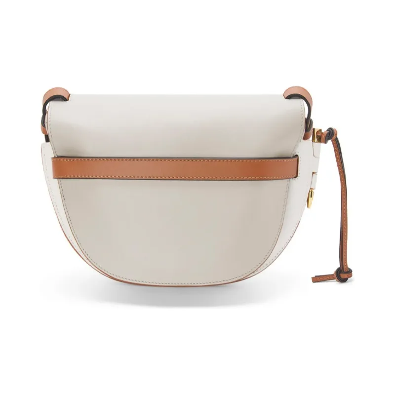 LOEWE Gate Calfskin Crossbody Handbag Shoulder Bag Women's White-2